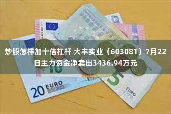 炒股怎样加十倍杠杆 大丰实业（603081）7月22日主力资金净卖出3436.94万元