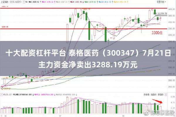 十大配资杠杆平台 泰格医药（300347）7月21日主力资金净卖出3288.19万元