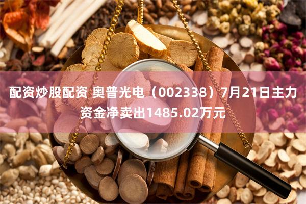 配资炒股配资 奥普光电（002338）7月21日主力资金净卖出1485.02万元