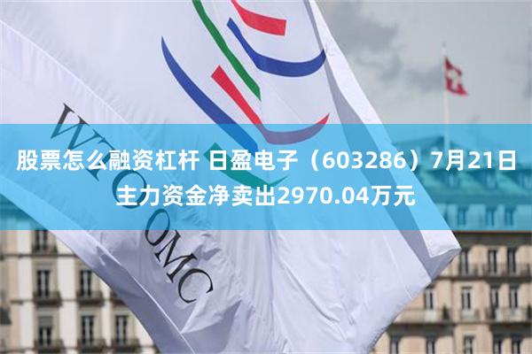 股票怎么融资杠杆 日盈电子（603286）7月21日主力资金净卖出2970.04万元