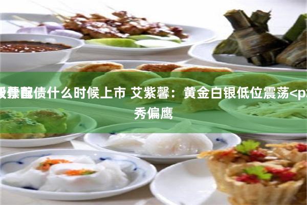 股票配债什么时候上市 艾紫馨：黄金白银低位震荡<p>沃什首秀偏鹰