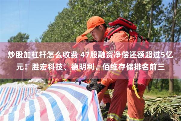 炒股加杠杆怎么收费 47股融资净偿还额超过5亿元!胜宏科技、德明利、佰维存储排名前三