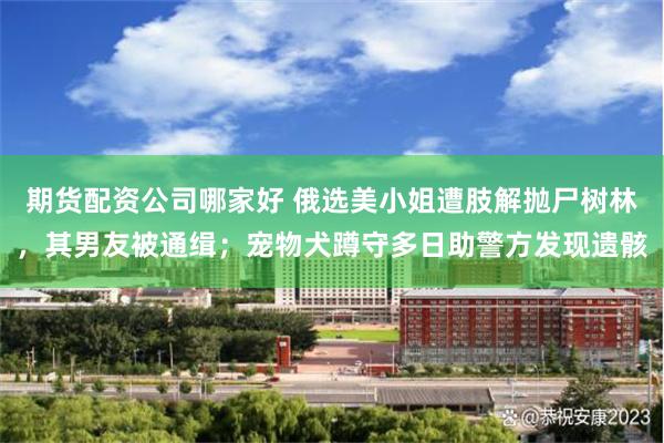 期货配资公司哪家好 俄选美小姐遭肢解抛尸树林，其男友被通缉；宠物犬蹲守多日助警方发现遗骸