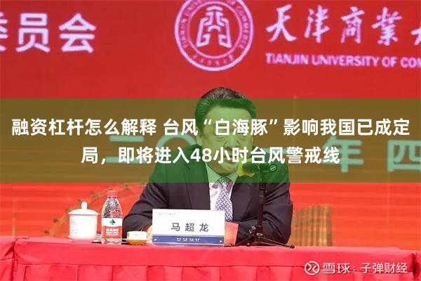 融资杠杆怎么解释 台风“白海豚”影响我国已成定局，即将进入48小时台风警戒线