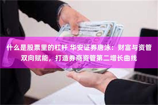 什么是股票里的杠杆 华安证券唐泳：财富与资管双向赋能，打造券商资管第二增长曲线
