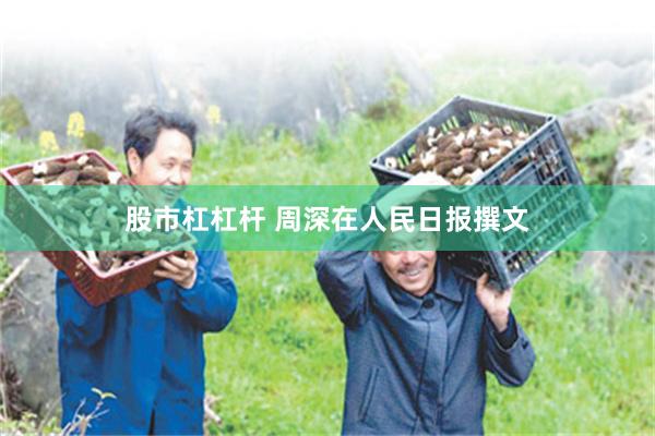 股市杠杠杆 周深在人民日报撰文